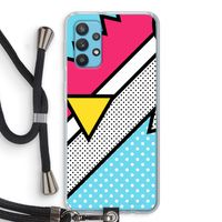 Pop Art #3: Samsung Galaxy A32 4G Transparant Hoesje met koord