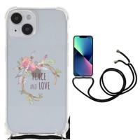 iPhone 14 Stevig | Bumper Hoesje | Boho Text
