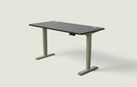 Desktronic HomePro bureau Olijfgroen / Zwart / 160x80 cm