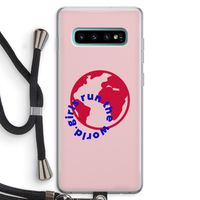 Run The World: Samsung Galaxy S10 Plus Transparant Hoesje met koord