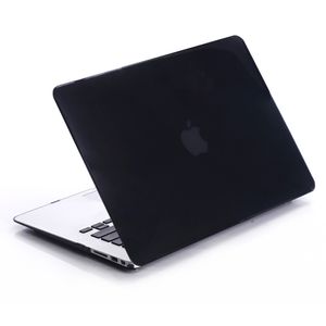 Lunso MacBook Air 13 inch (2010-2017) cover hoes - case - Glanzend Zwart