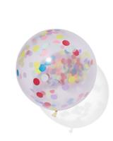 HEMA Ballonnen XXL Ø61cm confetti - 2 stuks