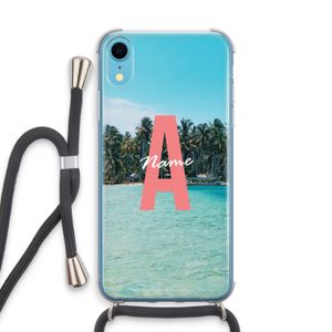 Pacific Dream: iPhone XR Transparant Hoesje met koord