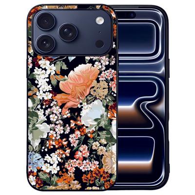 Apple iPhone 17 Pro Backcover Hoesje Dark Flowers