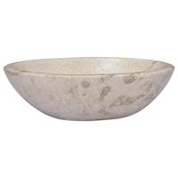 Gootsteen 53x40x15 cm marmer crmekleurig