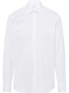 Prada chemise à col italien - Blanc