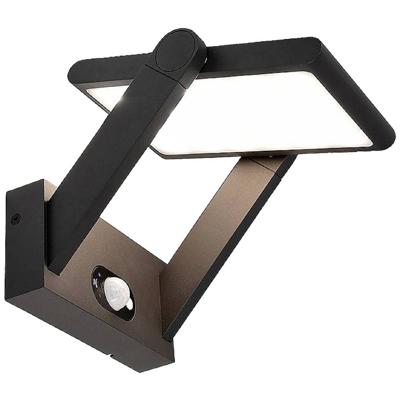 Deko Light Solar Premium I 731116 Wandlamp op zonne-energie met bewegingsmelder LED 1.6 W Donkergrijs