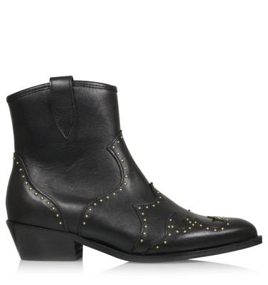 DWRS label - Lyon studs westernboots Leer Dames