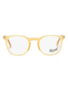 Persol lunettes de vue 3318V à monture carrée - Jaune