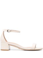 Stuart Weitzman sandales 40 mm en cuir - Tons neutres