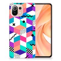 Xiaomi Mi 11 Lite | 11 Lite 5G NE | TPU Hoesje | Blokken Kleurrijk