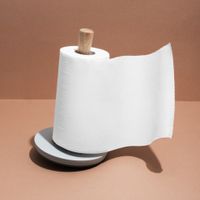 BergHOFF Leo 3950022 papier handoek-houder Houder voor papieren handdoeken voor op tafel Glasvezel, Polypropyleen (PP), Hout Grijs - thumbnail