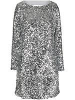 Sachin & Babi robe courte Cameron à sequins - Argent