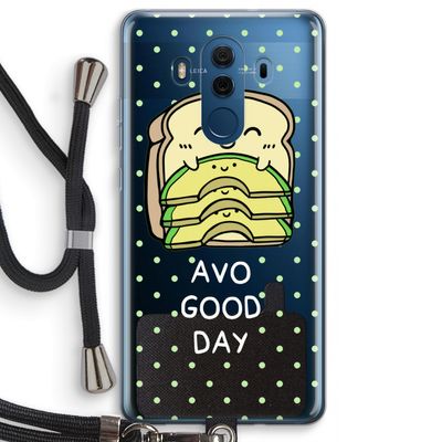 Avo Good Day: Huawei Mate 10 Pro Transparant Hoesje met koord