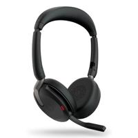 Jabra Evolve2 65 Flex Headset Bedraad en draadloos Hoofdband Kantoor/callcenter Bluetooth Zwart