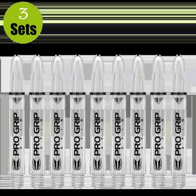 Target Target Pro Grip Spin Shaft - 3 sets - Clear