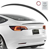 VEVOR GT Wing autospoiler, 47,2 inch spoiler, compatibel met Tesla Model Y, ABS-materiaal met hoge sterkte, bakverf, auto-achterspoilervleugel, racespoiler voor auto's, matzwart