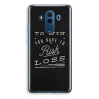 Risk loss: Huawei Mate 10 Pro Transparant Hoesje