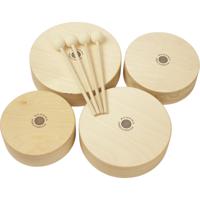 Rohema Wooden Tom Set 61598 vier houten toms