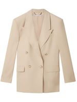 Stella McCartney blazer à boutonnière croisée - Tons neutres