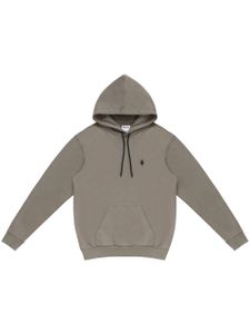 Marcelo Burlon County of Milan hoodie à broderies - Gris