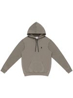 Marcelo Burlon County of Milan hoodie à broderies - Gris