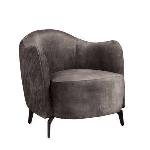 Tower Living Fauteuil 'Bondo', kleur donker grijs