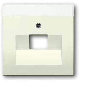 Busch-Jaeger 2CKA001710A3147 UAE-, IAE-, ISDN-contactdoos Afdekking Parel-wit, Crème-wit 1 stuk(s)
