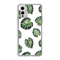 Tropische bladeren: OnePlus 9 Transparant Hoesje Tropische bladeren: OnePlus 9 Transparant Hoesje