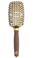 Olivia Garden Expert Care Borstel Flex Boar Bristles Gold&Brown Brush