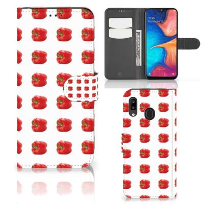 Samsung Galaxy A30 | Book Cover | Paprika Red