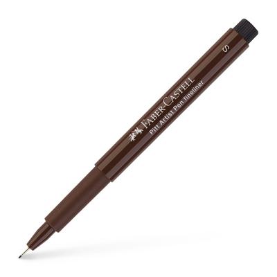 Faber Castell Tekenstift Pitt Artist Pen - S donker sepia