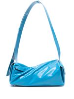 Sunnei sac porté épaule Labauletto Twisted en cuir - Bleu