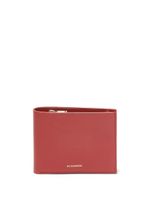 Jil Sander portefeuille en cuir à design pliant - Rouge - thumbnail