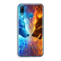 Fire & Ice: Huawei P20 Lite Transparant Hoesje