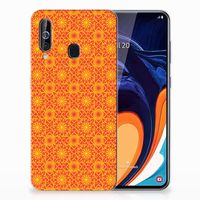 Samsung Galaxy A60 TPU bumper Batik Oranje - thumbnail