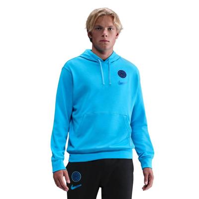Nike Inter Milan Club Hoodie 2025-2026 Lichtblauw Zwart