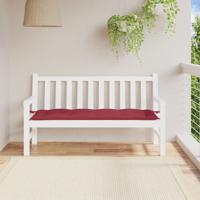 VidaXL Tuinbankkussen 150x50x7 cm oxford stof wijnrood
