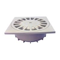 Afvoer Tecnoagua T-88 PVC 20 x 20 x 7 cm Ø 11 - 9 cm Verticaal