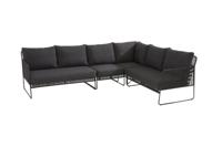 Taste Sapore lounge hoek met middel rope antraciet