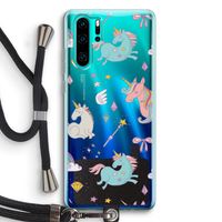 Fantasiewereld: Huawei P30 Pro Transparant Hoesje met koord