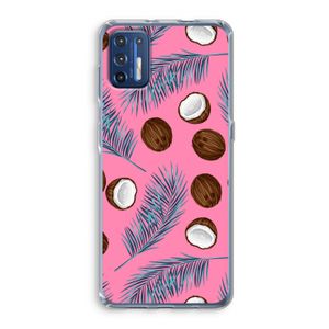 Kokosnoot roze: Motorola Moto G9 Plus Transparant Hoesje