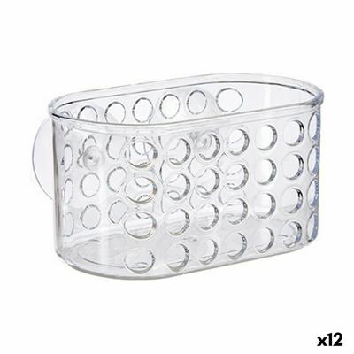 Douchehanger 15,8 x 8,5 x 8 cm Transparant PVC polyestyreen (12 Stuks)