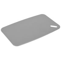 Snijplank voor keuken/voedsel - grijs - Kunststof - 24 x 15 cm - thumbnail