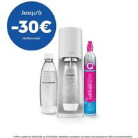 SODASTREAM TERRABILV - Witte TERRA-machine Pack 2 LV-flessen + 1 CQC-wisselcilinder