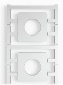 Weidmüller 1248670000 SM 45/45-24 MC NE GR Apparaatmarkering Montagemethode: Plakken Markeringsvlak: 45 x 45 mm Grijs Aantal markeringen: 20 20 stuk(s)