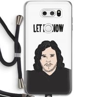 Let It Snow: LG V30 Transparant Hoesje met koord