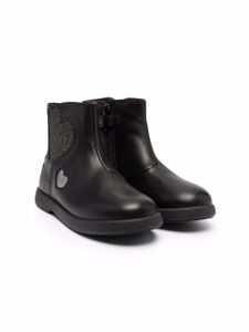Camper Kids bottines à patch cœur - Noir
