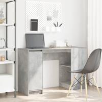 Bureau 120x42x76 cm spaanplaat betongrijs