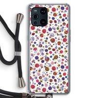 Planets Space: Oppo Find X3 Pro Transparant Hoesje met koord